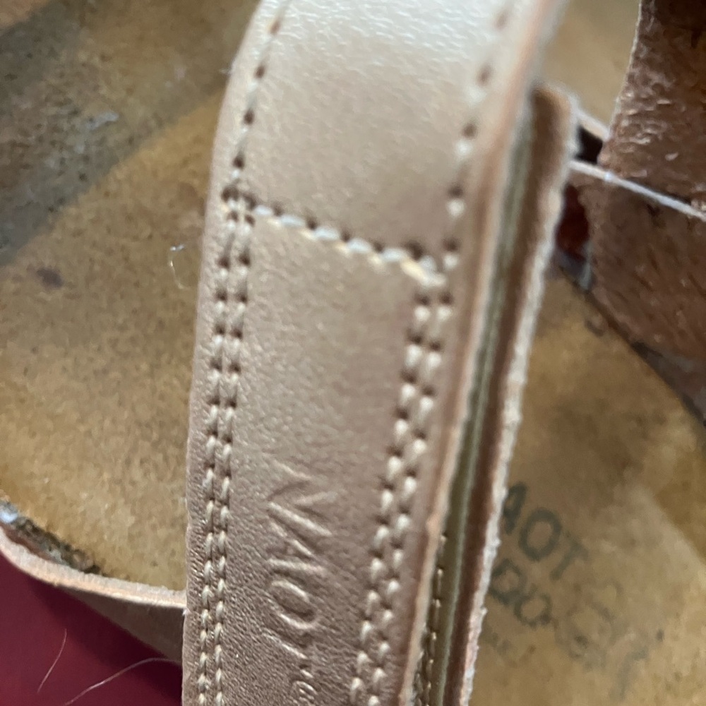 Naot bronze wedge sandals size 10 - Picture 3 of 5
